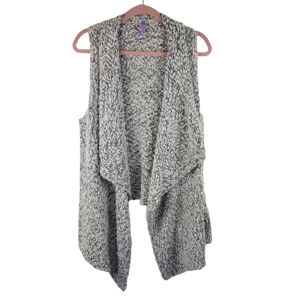 Alya Waterfall Cardigan Open Front Super Soft Women's Sz S